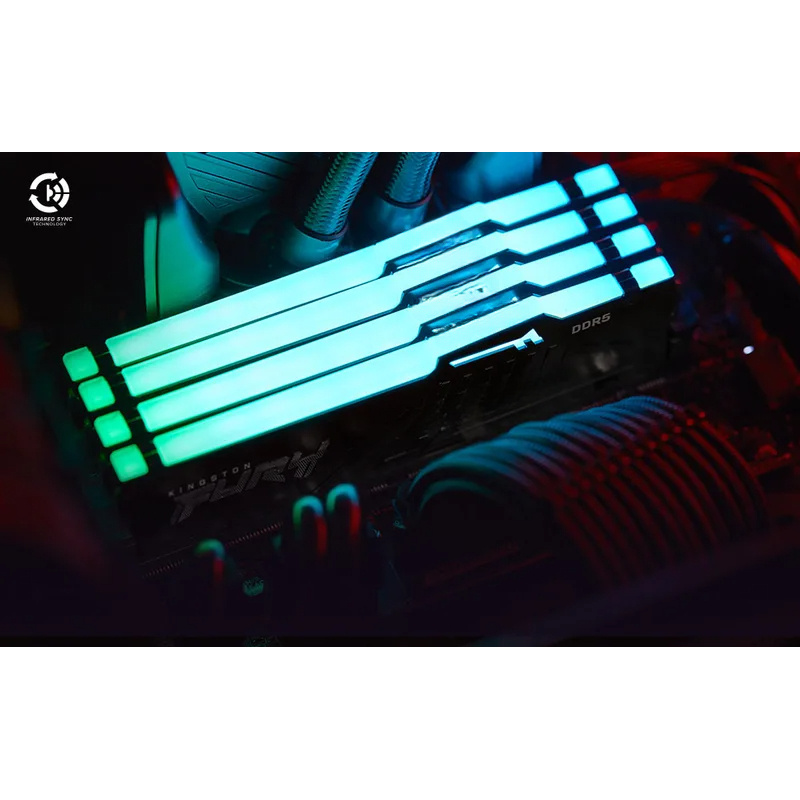 Kingston FURY White RGB 32GB(2 - 64Gb Ddr5 6000Mhz Cl30 2X32Gb Desktop のレビューと価格