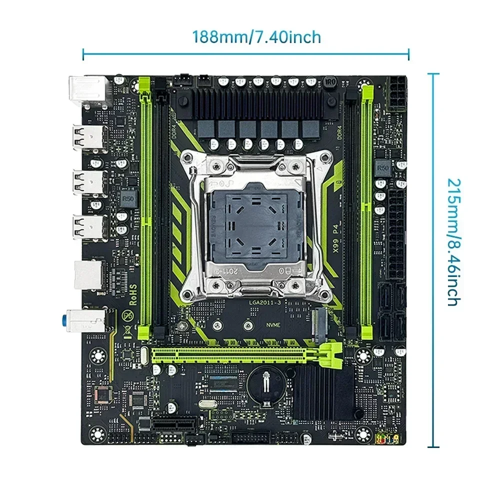 SOYO X99 マザーボードセット LGA2011-3 X - 128Gb Ddr4 Ecc Lrdimm 3200Mhz のレビューと価格